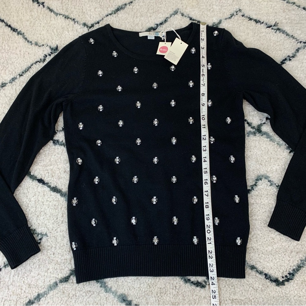NWT Boden sparkle Gemstone sweater - Picture 6 of 10